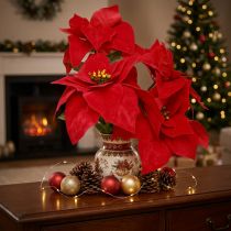 Artikel Künstlicher Weihnachtsstern Rot 55cm 2 Stück