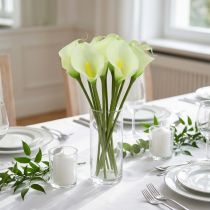 Artikel Mini Calla künstlich weiß L 28cm 12St