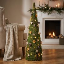 Artikel Weihnachtsbaum aus Moos Grün Natur Ø30cm H100cm