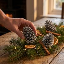 Artikel Maritima-Zapfen 10–14 cm weiß gewaschen, 25 Stück