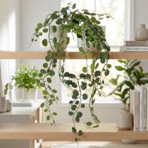 Artikel Künstliche Hängepflanze mit Blättern 60 cm 2er-Set grün