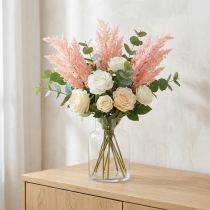 Artikel Künstliche Deko-Zweige Astilbe, Rosa, ca. 38 cm, 5 Stück