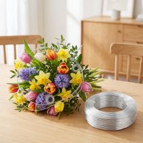Artikel Aluminiumdraht Ø1mm Silber 120m 250g für Floristik und Bastelarbeiten