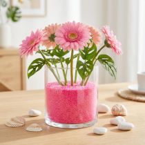 Artikel Dekosand Neonpink Farbsand 0,5 mm 1 kg für Innenbereich