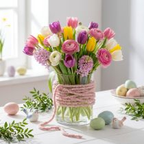 Artikel Filzkordel aus Jute und Schafwolle Rosa Ø1,5cm 25m