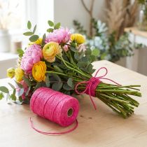 Artikel Juteband Jutekordel Ø2mm Fuchsia 200m Naturmaterial