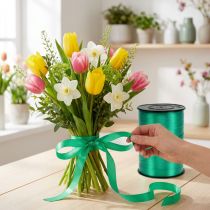 Artikel Geschenkband Polypropylen 10mm Grün 250m Dekorationsband