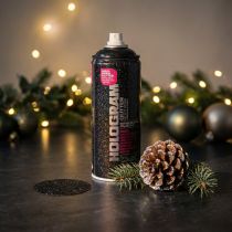 Artikel Hologramm-Glitter-Spray Sprühdose 400ml Transparent mit bunten Glitzerpartikeln für Innen und Außen