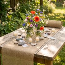 Artikel Jutestoff Natur 140 cm breit 10 m lang für Dekoration und Garten