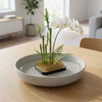 Artikel Steckigel Rechteckig Messing 70×50 mm Silberfarben für Blumengestecke