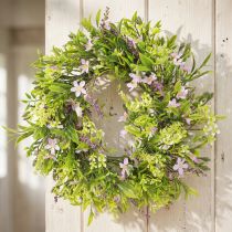 Artikel Blumenkranz Kunstblumen Lavendel Bachblüten Lila Ø33cm