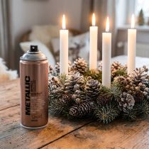 Artikel Lackspray Silber Metallic Effekt Acryllack 400ml für Dekorationen