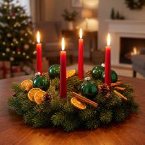 Artikel Mini Weihnachtskugeln Glas Grün Ø3cm 22 Stück