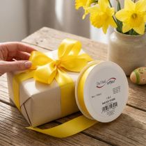 Artikel Geschenk- und Dekorationsband aus Polyester 25mm x 50m Gelb
