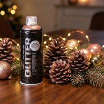 Artikel Glitzerspray Rotgold Metallic 400ml für Dekoration und Bastelarbeiten