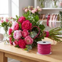 Artikel Dekodraht umwickelt 50m Ø2mm Fuchsia für Bastelarbeiten