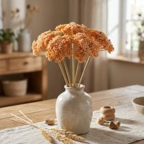 Artikel Schafgarbe künstlich Kunstblumen Orange 50cm, 5 Stück im Bund