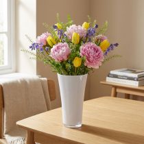 Artikel Vase Fizzy Weiß Kunststoff Ø13,5cm H20,5cm 1 Stück