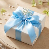 Artikel Geschenkband Polypropylen 30mm x 100m Hellblau für Dekoration und Verpackung