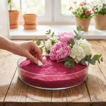Artikel Farbsand Fuchsia 0,5mm 2kg Dekosand für Innenbereich