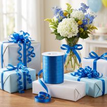 Artikel Kräuselband Polypropylen Blau 10mm x 250m Geschenkband