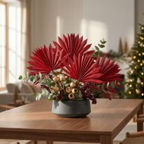 Artikel Mini Palmspear Sun Rot aus Palmenblatt ca. 32–45cm 50 Stück