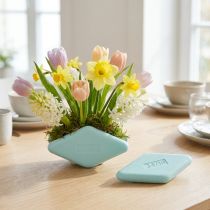 Artikel Styropor-Rhomben 34x18cm Mintgrün 2 Stück für Bastelarbeiten und Dekoration