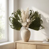 Artikel Getrocknete Palmwedel Grün 45cm 5 St für Wohnraum- und Tischdekoration