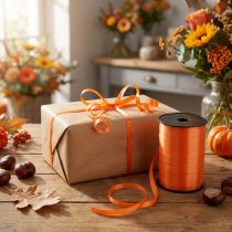 Artikel Kräuselband 4,8mm Orange 500m Polypropylen Geschenkband