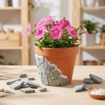 Artikel Mosaiksteine Grau 1kg Naturstein 3-6cm Innen- und Außendekoration