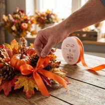 Artikel Geschenkband aus Polyester 15mm Orange 50m Schleifenband für Dekoration