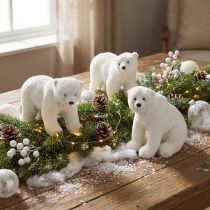 Artikel Dekofiguren Eisbären 3St stehend und sitzend winterlich