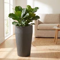 Artikel Bodenvase Kunststoff Anthrazit Ø28cm H46,5cm