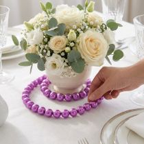 Artikel Kunststoff-Perlen Ø8mm Violett 250 Stück zur Dekoration