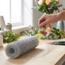 Artikel Sechseck-Maschendraht 5 cm x 5 m Silber – Dekodräht für kreative Gestaltung