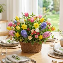 Artikel Nass-Steckschaum-Schale Ø18 cm aus Altpapier und Torf für Blumen-Gestecke, 2 Stück, Braun-Grün