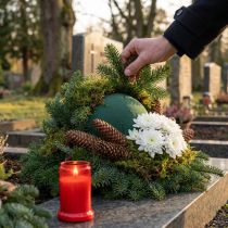 Artikel Steckschaum Kugel Ø30 cm Grün für Blumengestecke