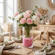 Artikel Farbsand Stein Granulat 0,1mm - 0,5mm Pink 2kg Innen- und Außendekoration