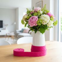 Artikel Filzband aus Wollfilz Pink 15 cm x 5 m für Dekoration