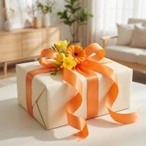 Artikel Kräuselband Polypropylen 50mm x 100m Orange für Dekoration und Verpackung