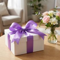 Artikel Polypropylen Geschenkband Violett 30mm x 100m für Dekoration und Verpackung