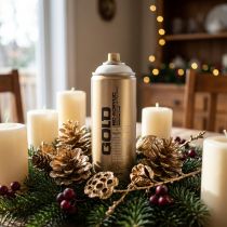 Artikel Sprühlack Acryl Lackspray Montana Gold 400ml Weiß Keramikoptik