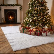 Artikel Schneeteppich aus Polyester Weiß 1350x90cm für Winterdekoration