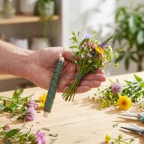 Artikel Grüner Papierwickeldraht Ø 0,8 mm 22 m für Floristik und Bastelarbeiten