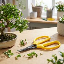 Artikel Karbonstahl-Bonsai- und Pinzierschere 15,5 cm Gelb-Schwarz