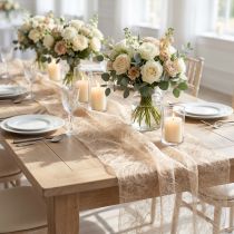Artikel Deko-Vlies aus Sizoweb Tischläufer 30cm x 5m Beige