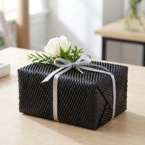 Artikel Wabenpapier Schwarz Einschlagpapier 50,5cm x 2500cm für Verpackung und Dekoration