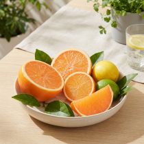 Artikel Kunststoff Deko-Orangen-Scheiben und -Stücke 5–7cm für Innendekoration