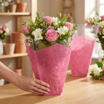 Artikel Blumentüte aus Zellglasfolie Pink 40x12-30cm 50 Stück