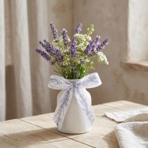 Artikel Dekoband Polyester Lavendelmotiv 25mm x 18m Geschenkband